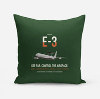 Thumbnail for E-3 Sentry AWACS design on dark green pillow