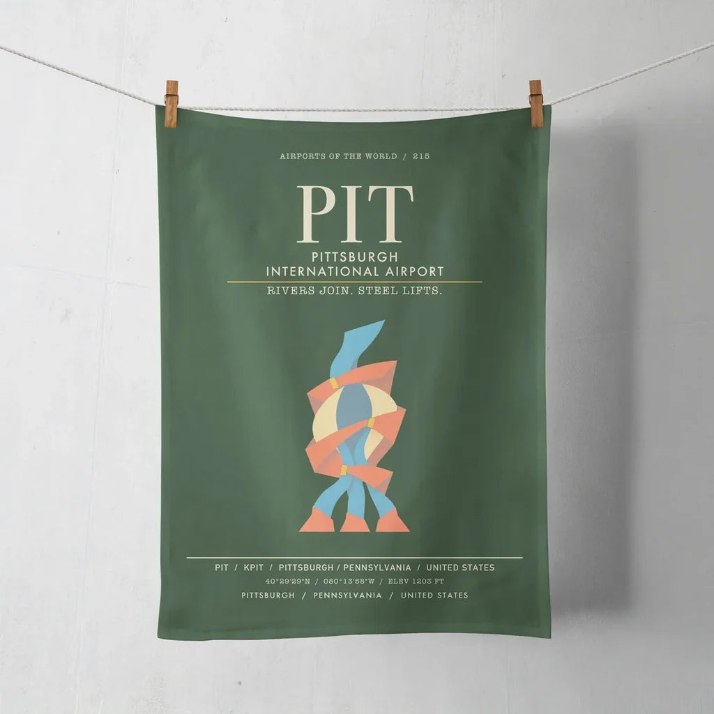 Pittsburgh International Airport PIT - Dark Green