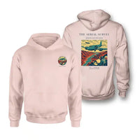 Thumbnail for VINTAGE G4031 - The Aerial Survey - Double-Side Hoodie design on pink double side