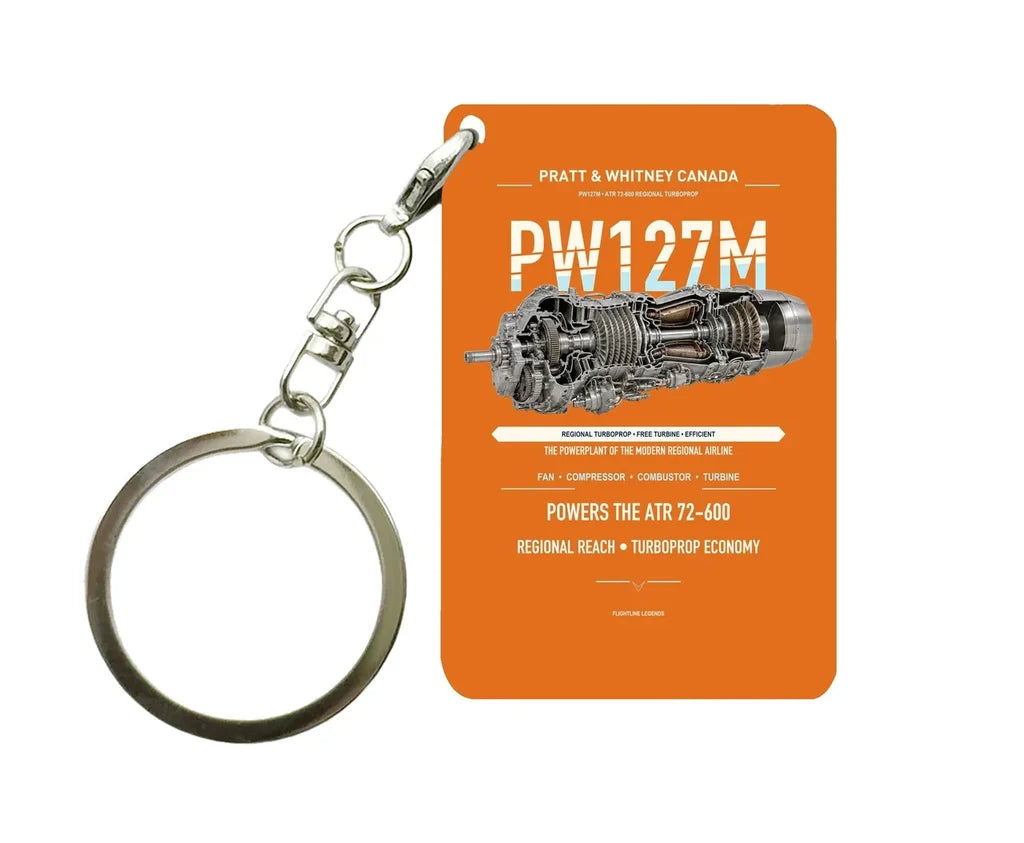 PW127M Key Chain design on orange key chain