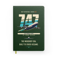 Thumbnail for Boeing 747-200B design on dark green notebook