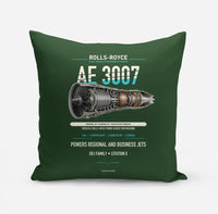 Thumbnail for AE 3007 design on dark green pillow