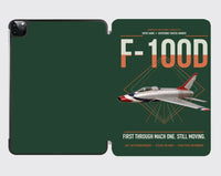 Thumbnail for F-100D Super Sabre design on dark green ipad tablet case