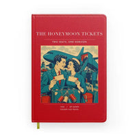 Thumbnail for VINTAGE G4227 - The Honeymoon Tickets - Designed Notebooks design on red