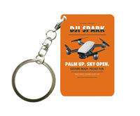Thumbnail for DJI Spark Key Chain design on orange key chain