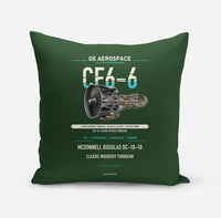 Thumbnail for CF6-6 design on dark green pillow