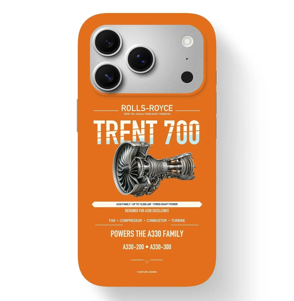 TRENT 700 Case design on orange iphone case