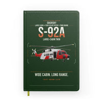 Thumbnail for Sikorsky S-92A design on dark green notebook