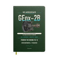 Thumbnail for GEnx-2B design on dark green notebook