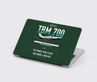 Thumbnail for Socata TBM 700 design on dark green MacBook case