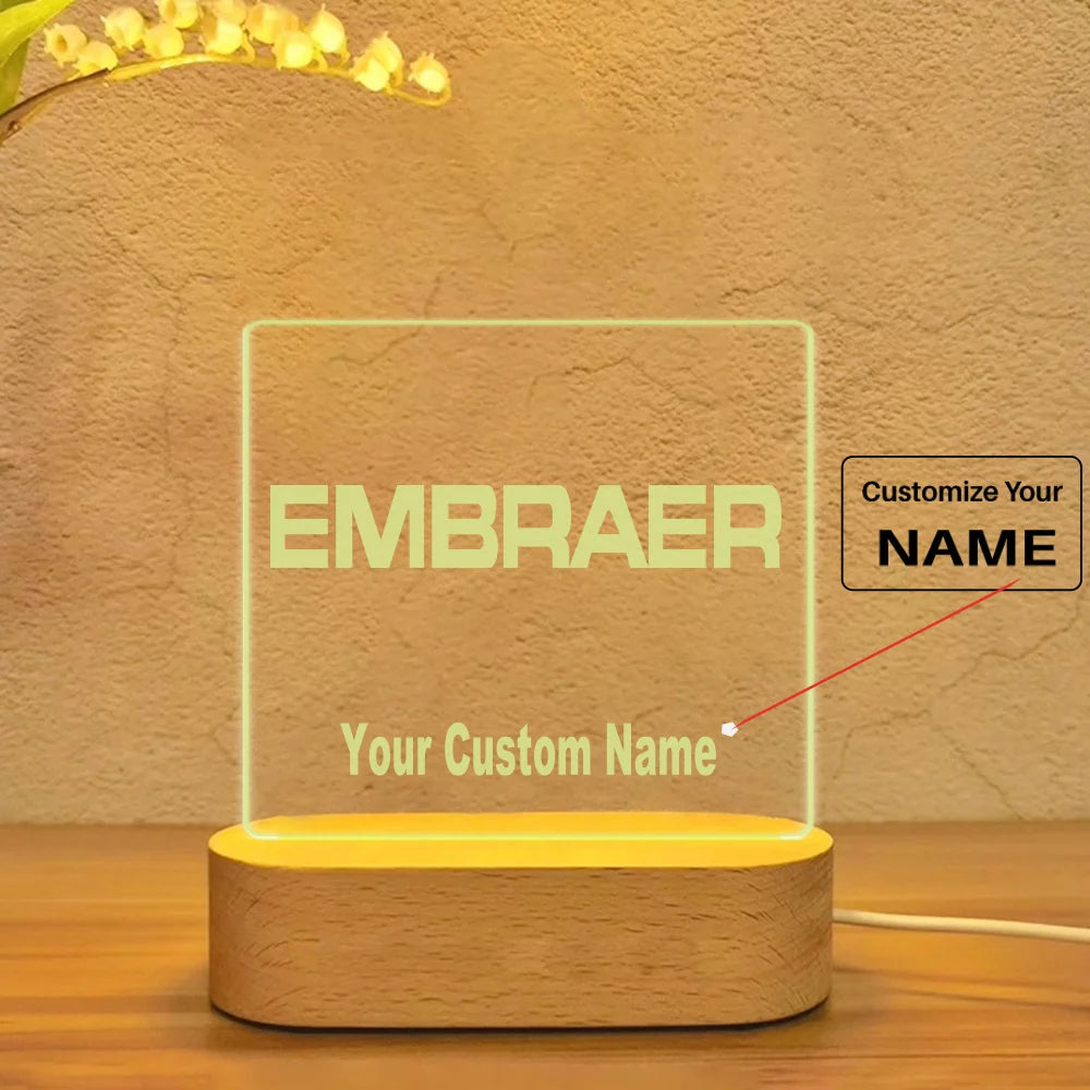 Embraer & Text Designed Night Lamp - view 13