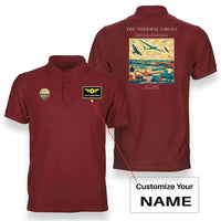 Thumbnail for VINTAGE G4474 - The Thermal Circus - Double-Side Polo T-Shirt design on red+name