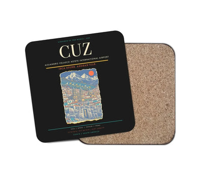 Alejandro Velasco Astete International Airport CUZ Coaster 1-Piece - Black