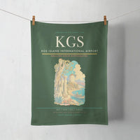 Thumbnail for Kos Island International Airport (KGS) design on dark green towel
