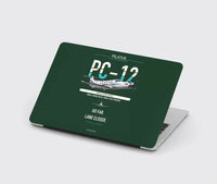 Thumbnail for Pilatus PC-12 PRO design on dark green MacBook case
