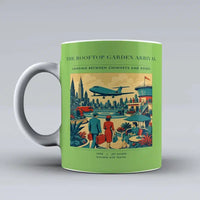 Thumbnail for VINTAGE G4371 - The Rooftop Garden Arrival - Ceramic Mug design on lightgreen