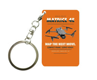Thumbnail for DJI Matrice 4E Key Chain design on orange key chain