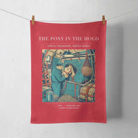 Thumbnail for VINTAGE G4235 - The Pony In The Hold - Designed Towels design on red