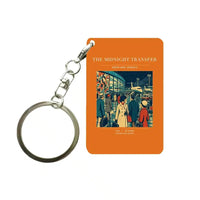 Thumbnail for VINTAGE G4117 - The Midnight Transfer - Designed Key Chain design on orange