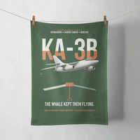 Thumbnail for KA-3B Skywarrior design on dark green towel