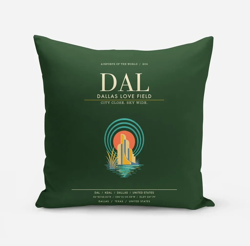 Dallas Love Field DAL - Dark Green