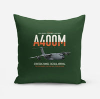 Thumbnail for Airbus A400M Atlas design on dark green pillow