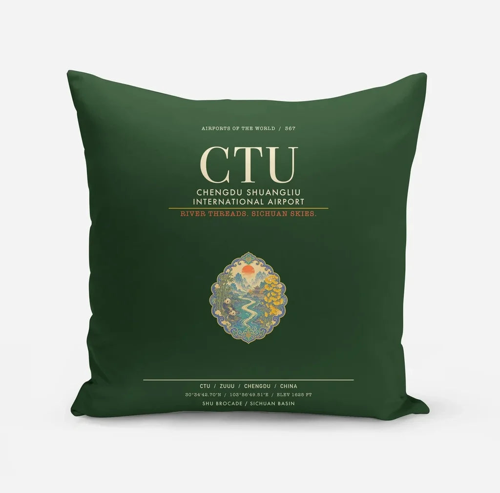 Chengdu Shuangliu International Airport CTU - Dark Green