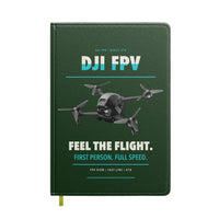 Thumbnail for DJI FPV design on dark green notebook