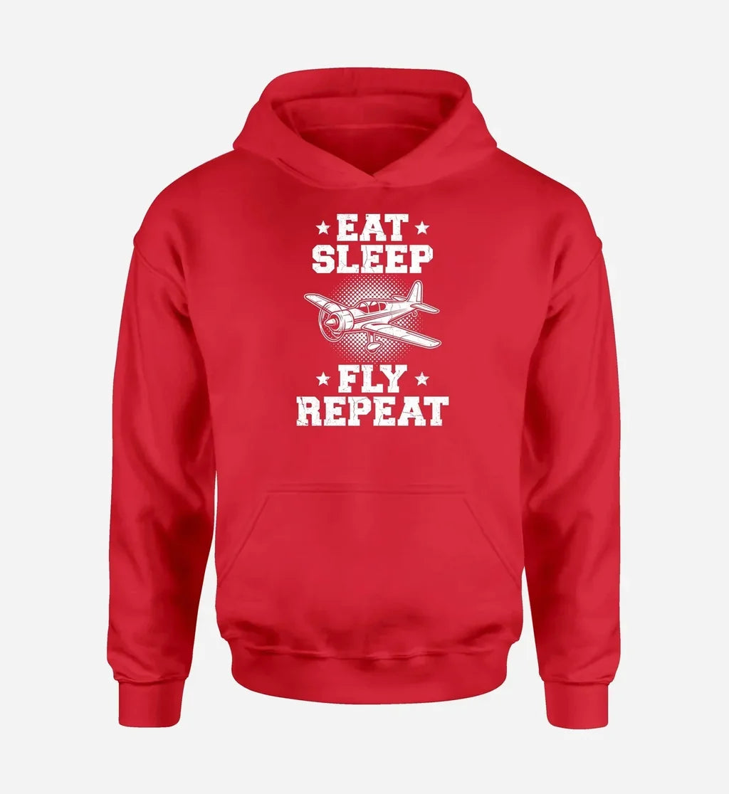 Eat Sleep Fly Repeat - Red