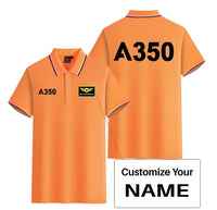 Thumbnail for Customisable Airbus A350 Polo Shirt - view 13