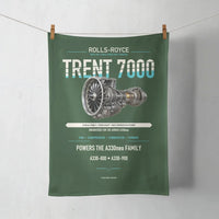 Thumbnail for TRENT 7000 design on dark green towel