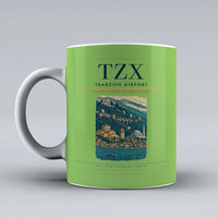 Thumbnail for Airport TZX Mug design on light green trabzon