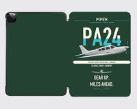 Thumbnail for Piper PA-24-250 Comanche 250 design on dark green ipad tablet case