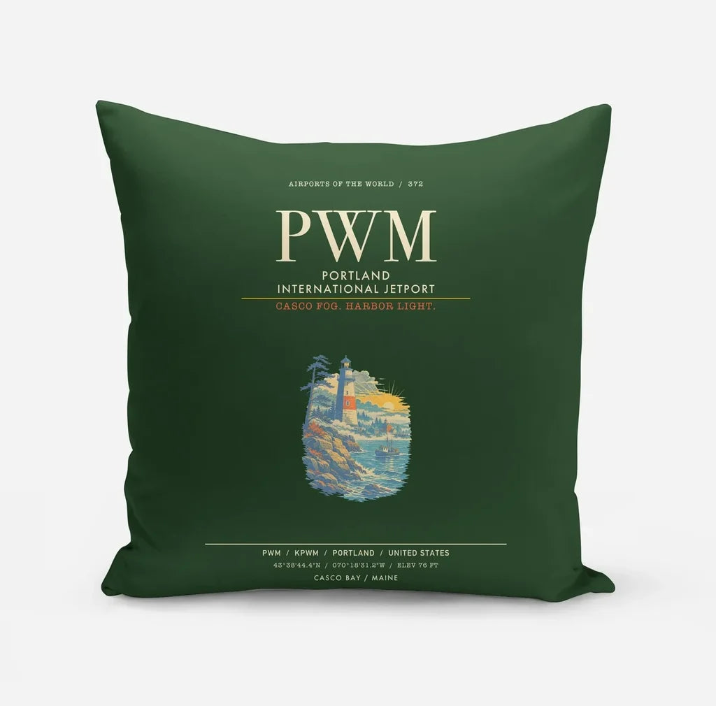 Portland International Jetport PWM - Dark Green