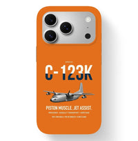 Thumbnail for C-123K Provider design on orange magsafe iphone case, for iPhone 17 Pro