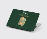 Thumbnail for Yogyakarta International Airport (JOG) design on dark green MacBook case