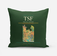 Thumbnail for Treviso Airport (TSF) design on dark green pillow