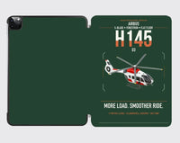 Thumbnail for Airbus H145 D3 design on dark green ipad tablet case