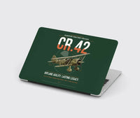 Thumbnail for Fiat CR.42 Falco design on dark green MacBook case