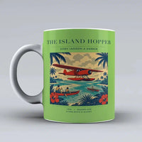 Thumbnail for VINTAGE G4024 - The Island Hopper - Ceramic Mug design on lightgreen