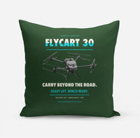 Thumbnail for DJI FlyCart 30 design on dark green pillow