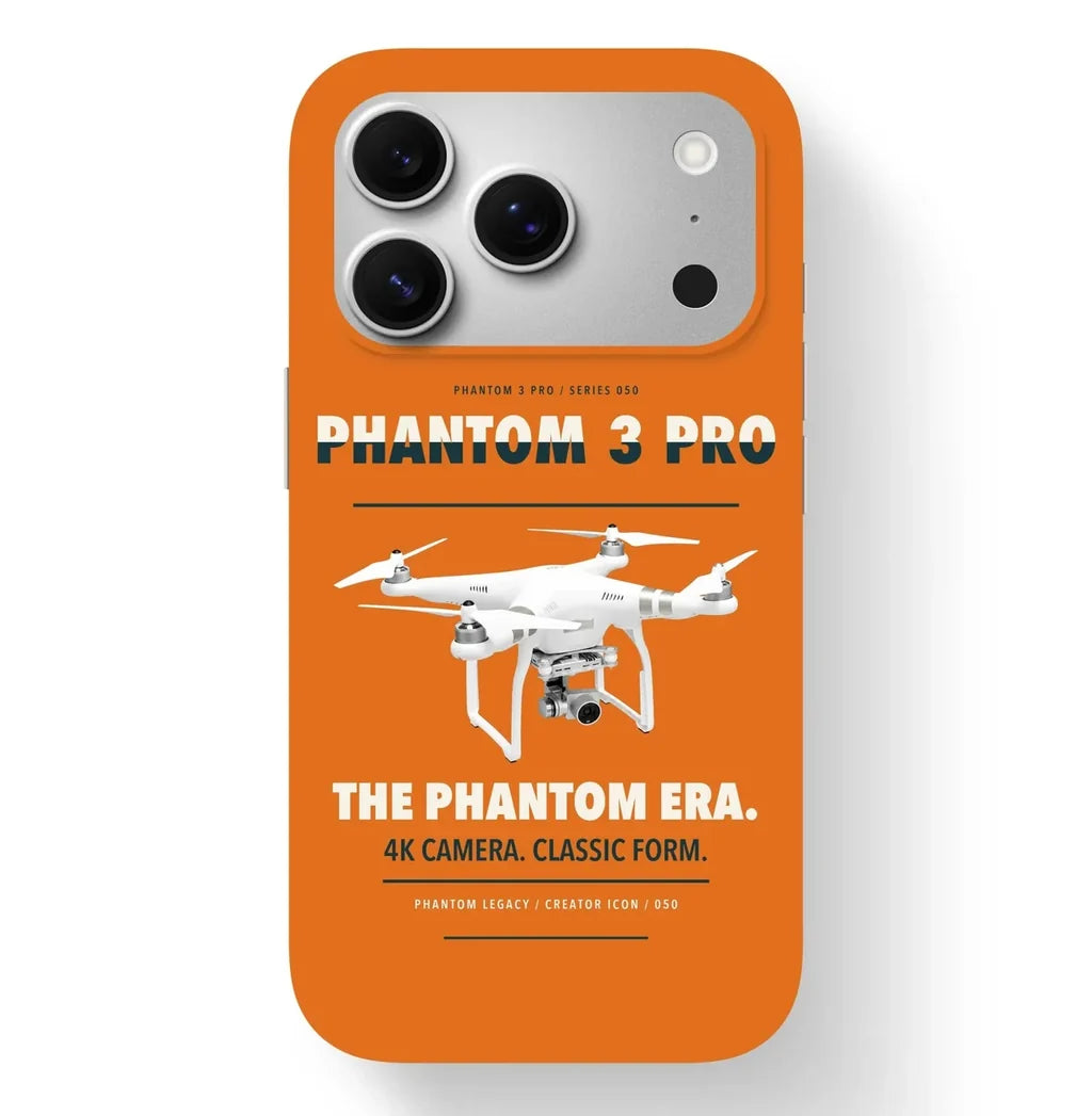 DJI Phantom 3 Professional Case design on orange iphone case