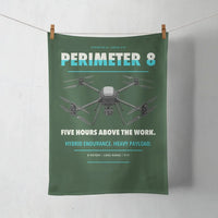 Thumbnail for Skyfront Perimeter 8 design on dark green towel
