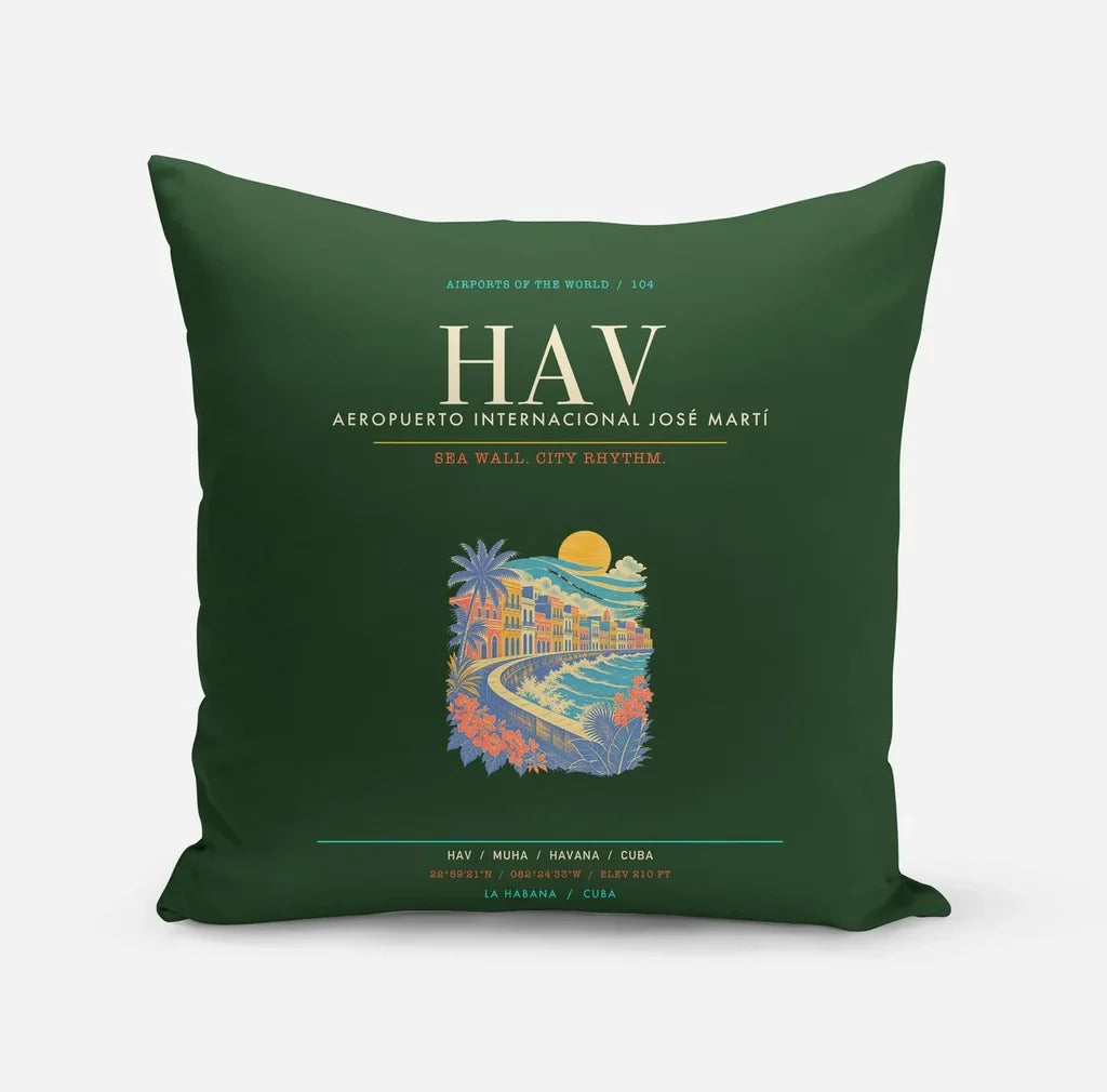 Havana Jose Marti International Airport HAV - Dark Green