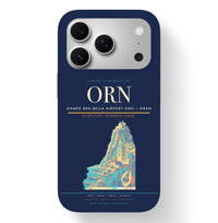 Thumbnail for Oran Airport (ORN) design on navy blue iPhone 17 Pro MagSafe case