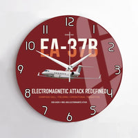Thumbnail for EA-37B Compass Call design on dark red no frame wall clock