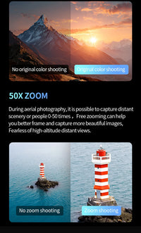 Thumbnail for K200 Brushless Drone: Screen Remote, Optical Flow Positioning & Colorful LED Full-Protection Quadcopter - view 17
