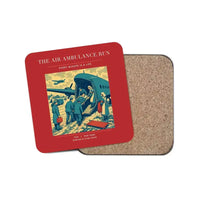 Thumbnail for The Air Ambulance Run - Designed Coasters design on red 1-piece