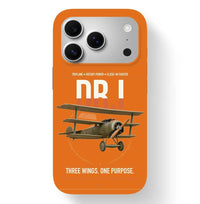Thumbnail for Fokker Dr.I design on orange magsafe iphone case, for iPhone 17 Pro