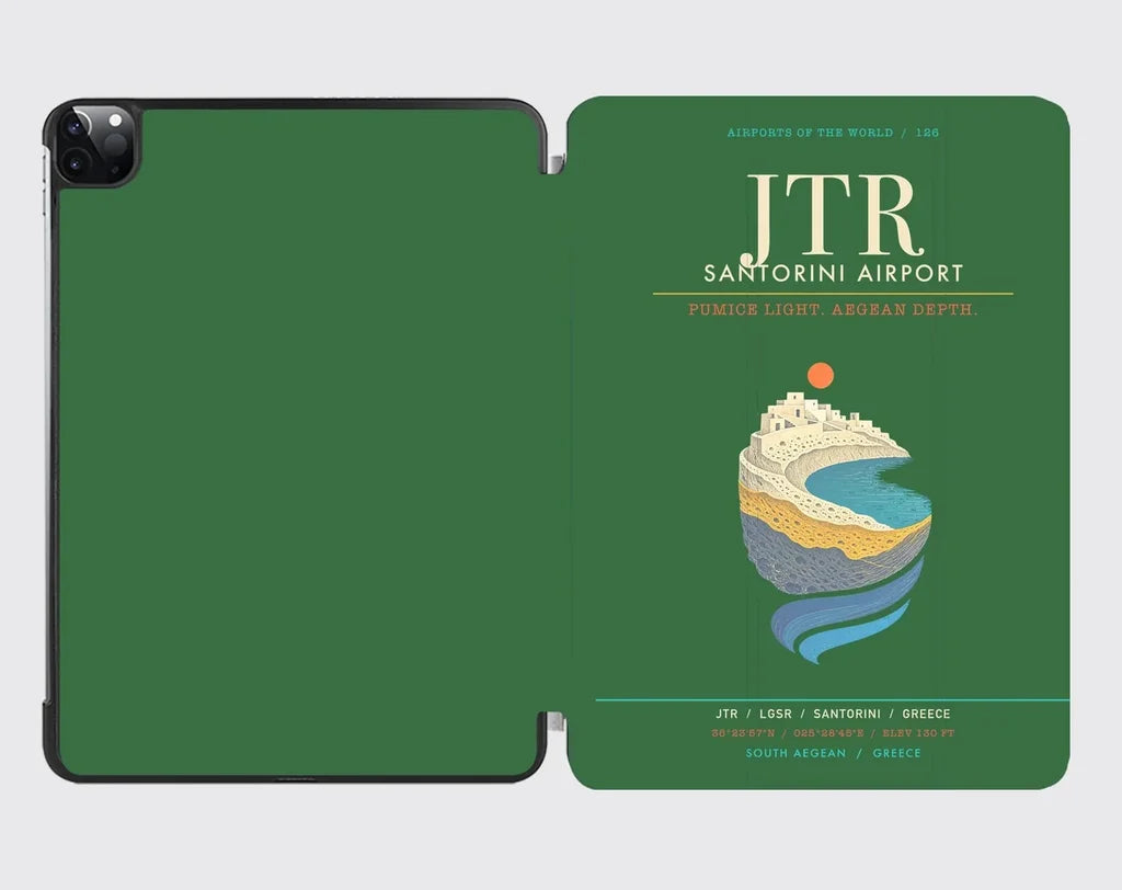 Santorini Airport JTR - Caldera Pumice Glow - Green